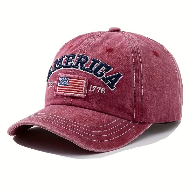Pete | American Heritage Cap (Wine Red)