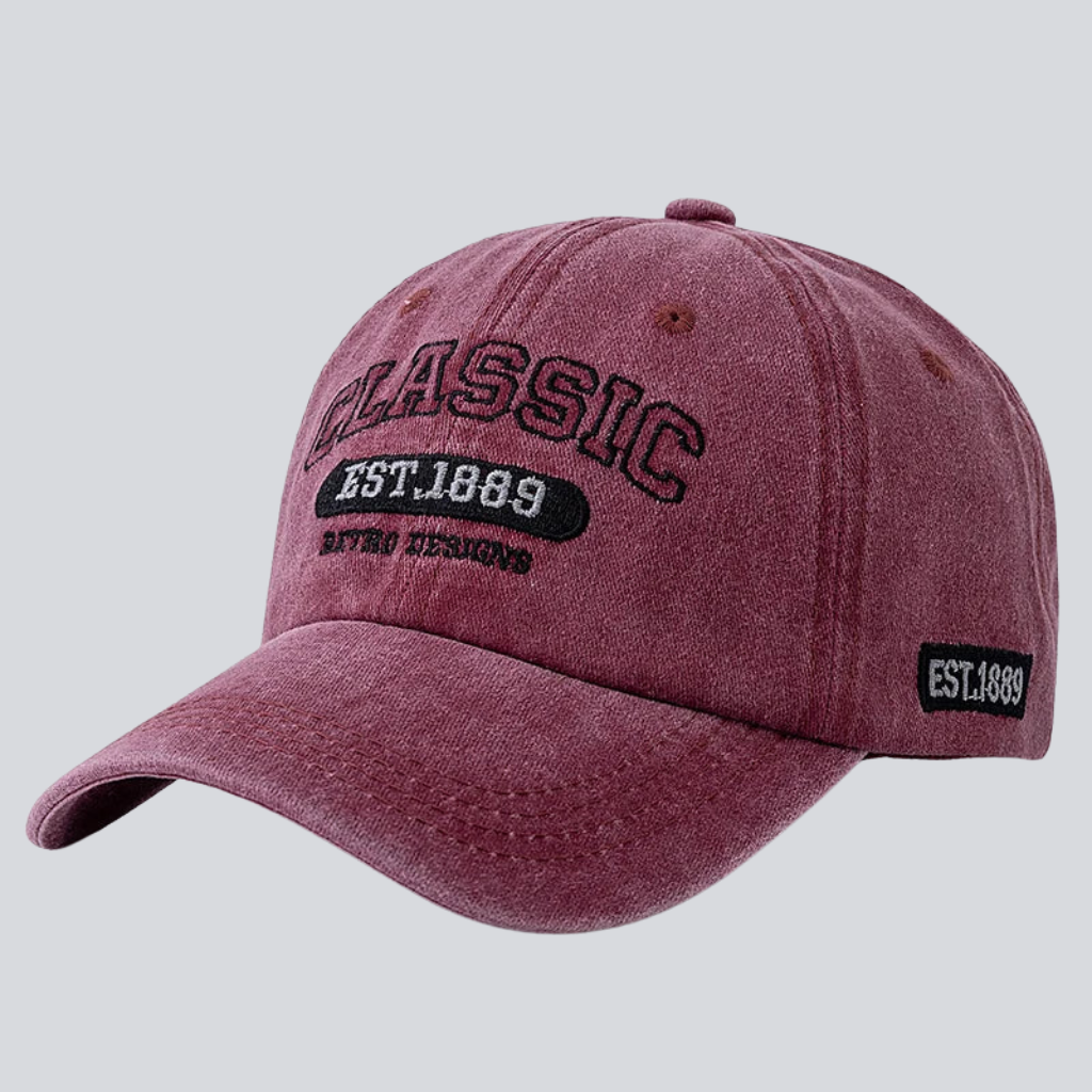 Fred | American Classic Cap (Wine Red)