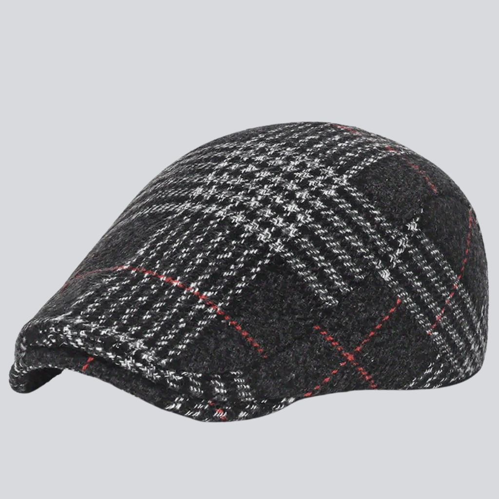 Quentin | Wool heritage cap (Black)